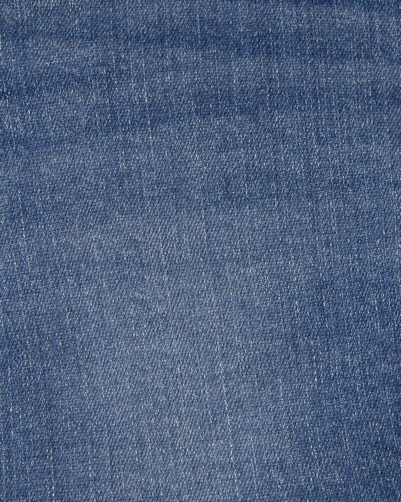 Girls Denim Midi Shorts - Dark Wash, image 3 of 4 slides