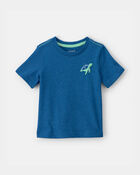 Baby Boy Sea Turtle Graphic Tee - Blue, image 1 of 4 slides