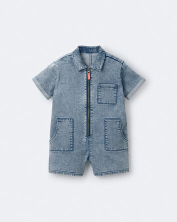 Toddler Girl Day Out&trade; Romper in Denim, 