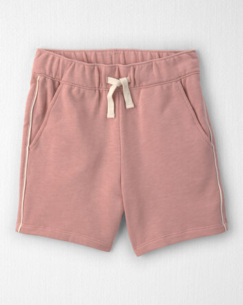 Girls 2-Piece Organic Cotton French Terry Pullover & Short Set, 