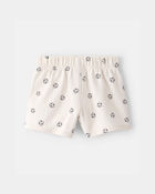 Baby Soccer French Terry Shorts - Ivory, image 2 of 4 slides