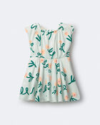 Toddler Girl Avenue Twirl&trade; Dress in Floral Print - Light Green, image 2 of 6 slides