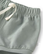 Baby Girl 2-Pack Organic Cotton Shorts in Under the Sea, image 2 of 6 slides
