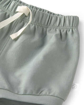 Baby Girl 2-Pack Organic Cotton Shorts in Under the Sea, 