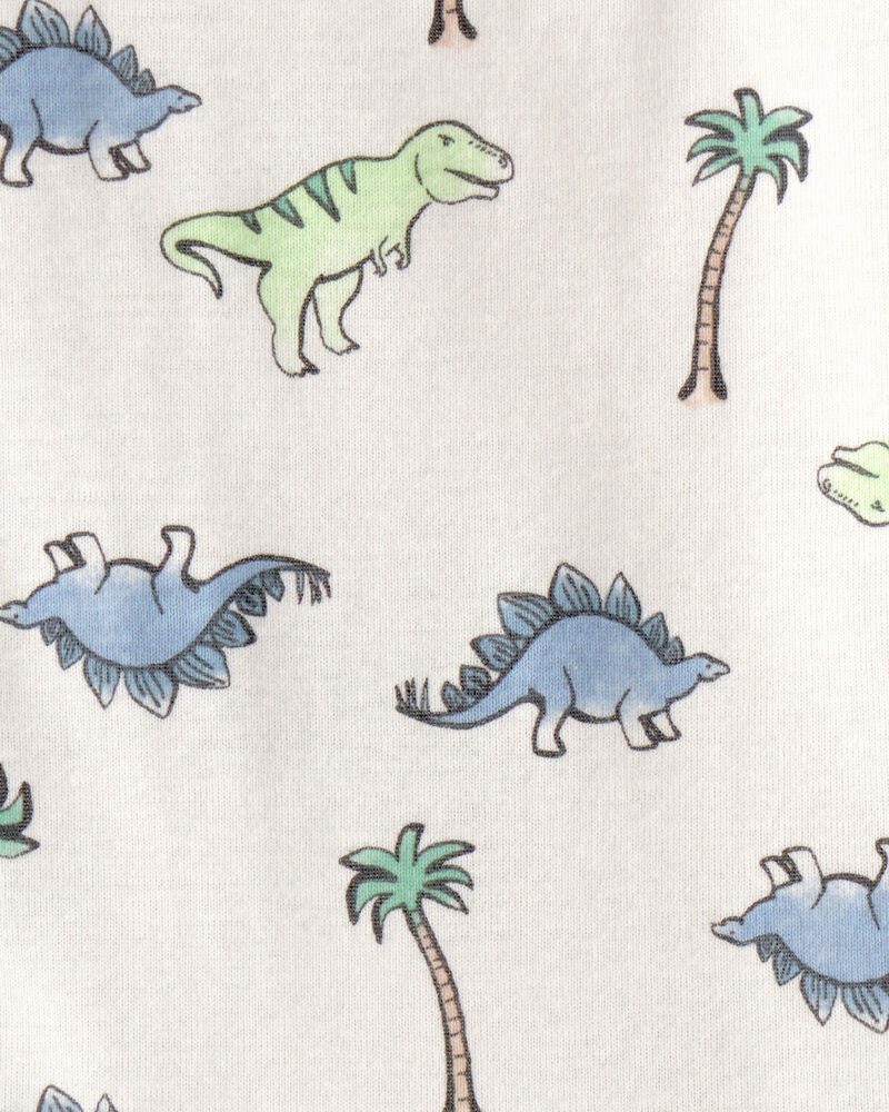 Baby Boy 3-Dinosaur Outfit Set - Grey/White, image 5 of 13 slides