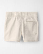 Toddler Boy Organic Cotton Twill Shorts , image 2 of 5 slides