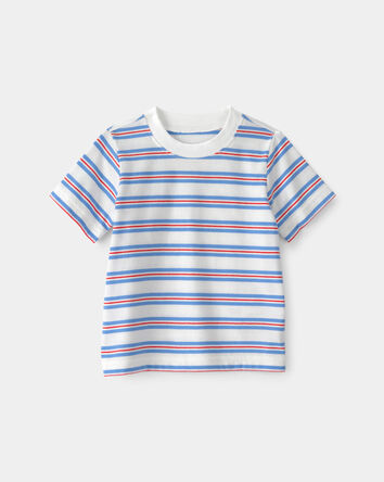 Baby Striped T-Shirt - Red/White/Blue, 