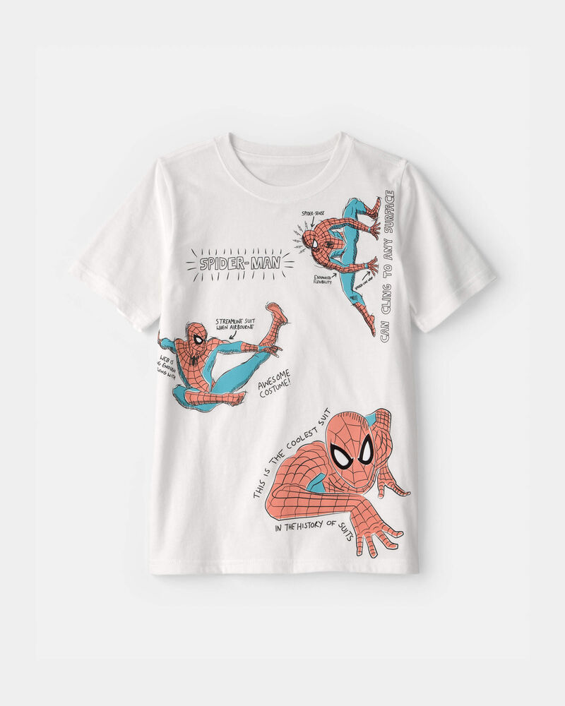 Boys &copy;Marvel Spider-Man Graphic Tee - White, image 1 of 2 slides