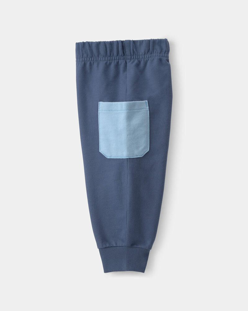 Baby Boy 2-Piece 'Lil Bro' Bodysuit & Pant Set - Blue, image 3 of 5 slides