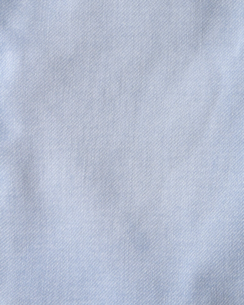 Boys Denim Drawstring Shorts - Light Wash, image 4 of 5 slides