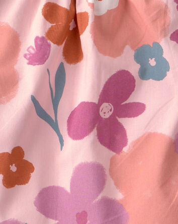 Baby Girl 3-Piece Floral Tank and Shorts Set - Pink, 