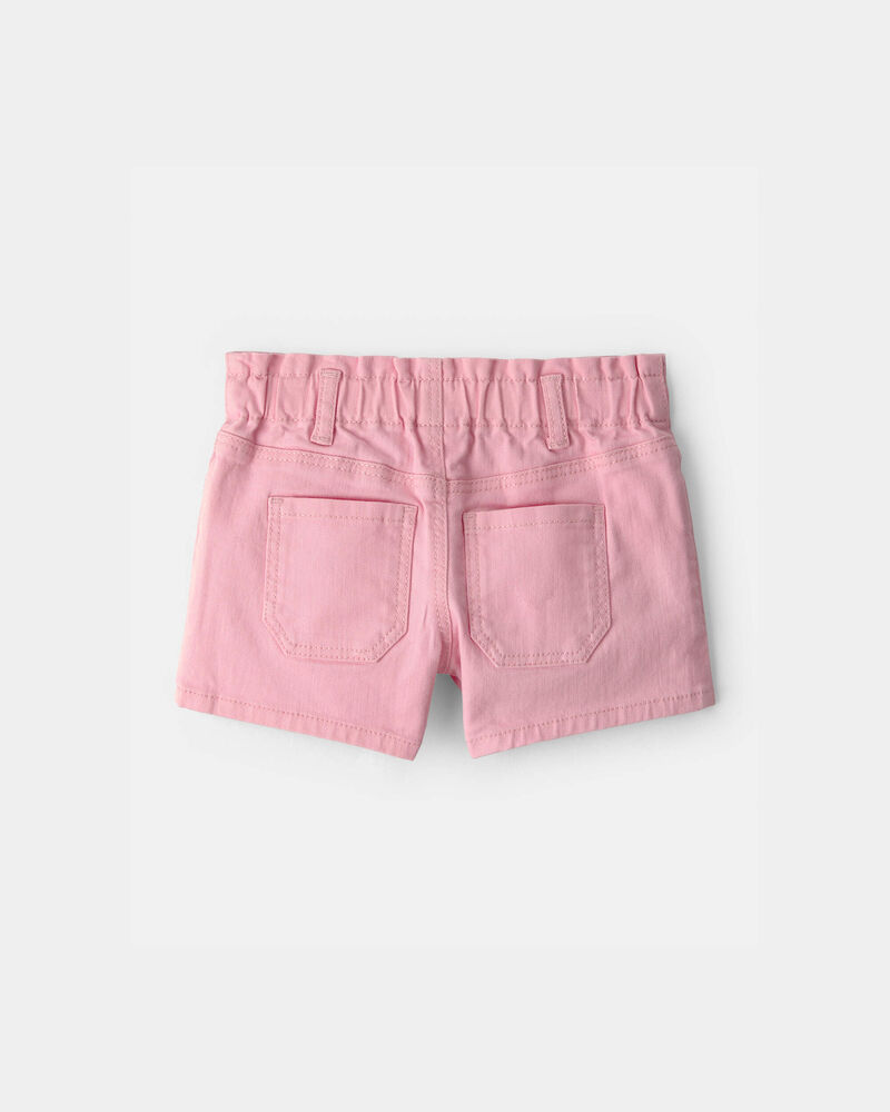 Toddler Girl Woven Shorts - Pink, image 2 of 4 slides