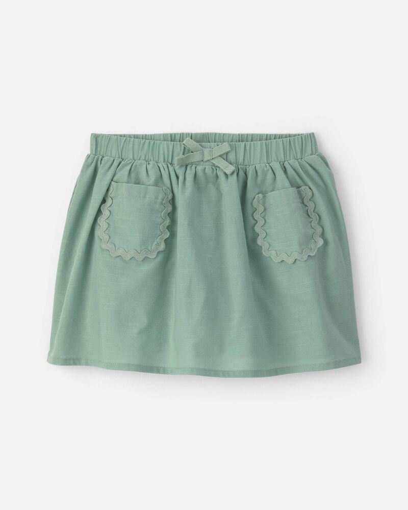 Toddler Girl Skort - Green, image 1 of 3 slides