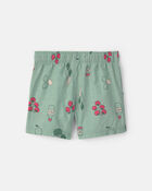 Toddler Boy Veggie Fruit Shorts - Green, image 2 of 4 slides