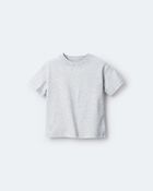Toddler Short-Sleeve Relaxed Tee - Heather Grey , image 2 of 6 slides