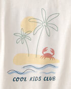 Kids Organic Cotton 'Cool Kids Club' Tee, image 3 of 4 slides