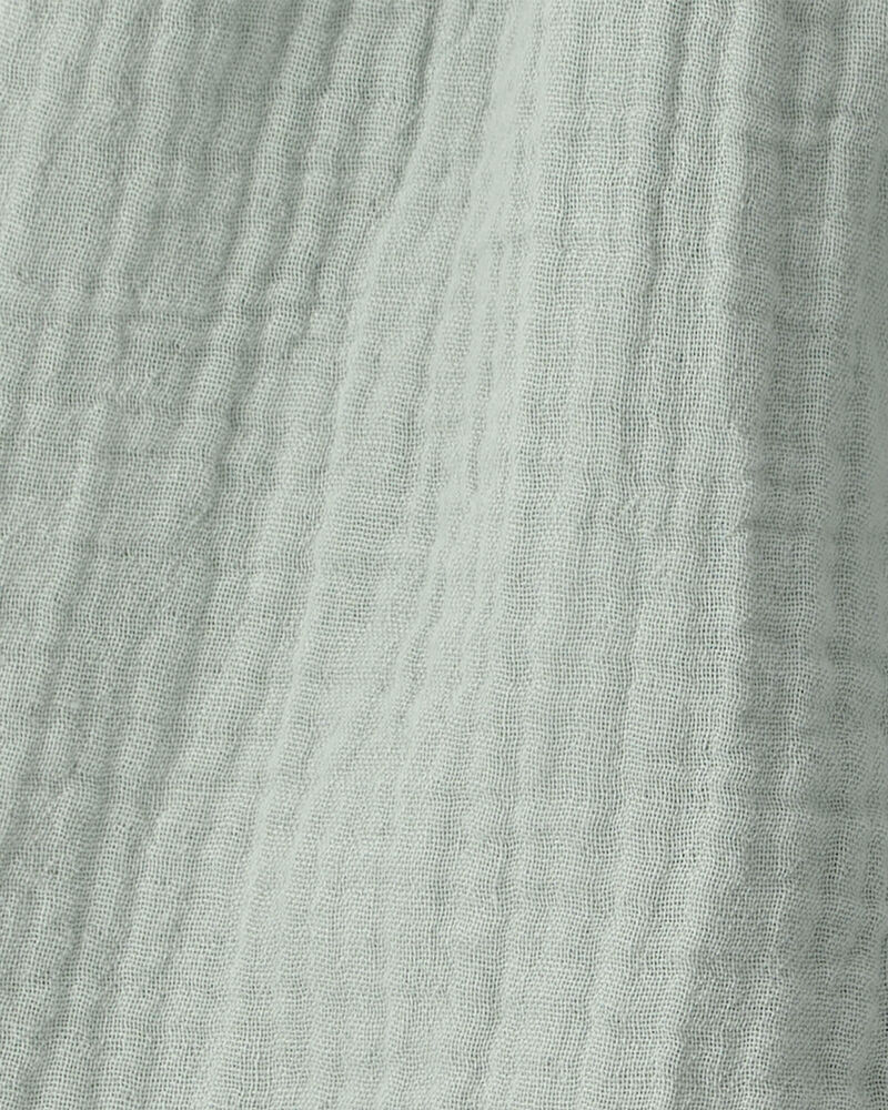 Baby Girl Organic Cotton Gauze Dress, image 4 of 6 slides
