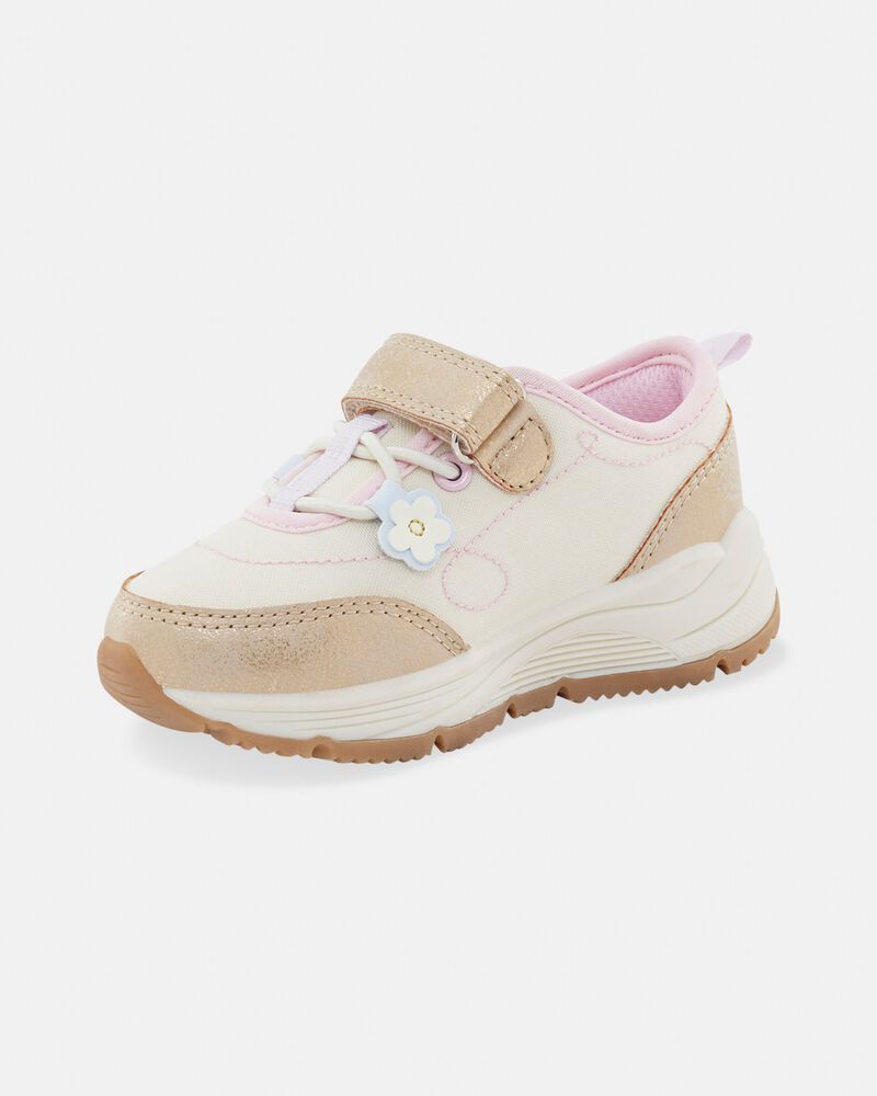Toddler Girl Athletic Shoes - Tan/Gold, image 6 of 6 slides