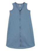 Baby Boy 2-Way Zip Wearable Blanket - Blue, image 1 of 3 slides