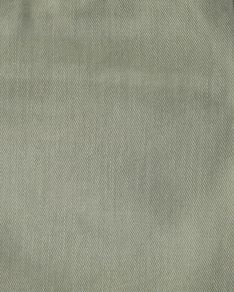Toddler Twill Pull-On Shorts - Olive, image 3 of 4 slides