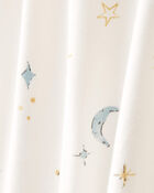 Baby Constellation 2-Way Zip PurelySoft Sleep & Play Pajama - Cream, image 5 of 8 slides
