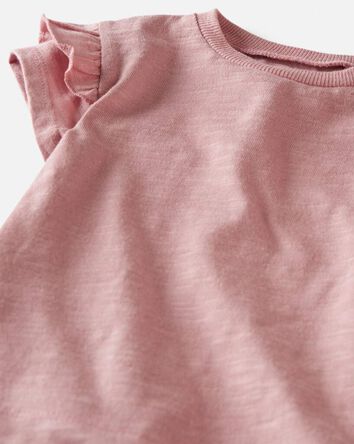 Baby Girl 3-Pack Organic Cotton Flutter T-Shirts
, 