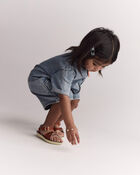 Toddler Girl Day Out&trade; Romper in Denim, image 5 of 6 slides