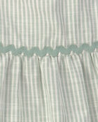 Baby Girl 2-Piece Striped Top & Pant Set - Green, image 3 of 4 slides
