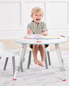 Silver Lining Cloud 3-in-1 Grow with Me Set with Activity Center & Toddler Chairs, image 2 of 7 slides