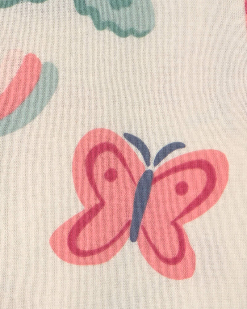 Baby Girl 4-Pack Heart Butterfly Long-Sleeve Bodysuits, image 3 of 6 slides
