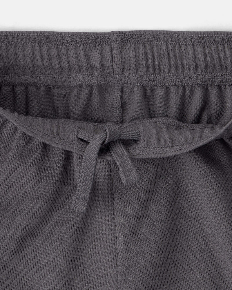 Boys Mesh Active Shorts - Grey, image 3 of 5 slides