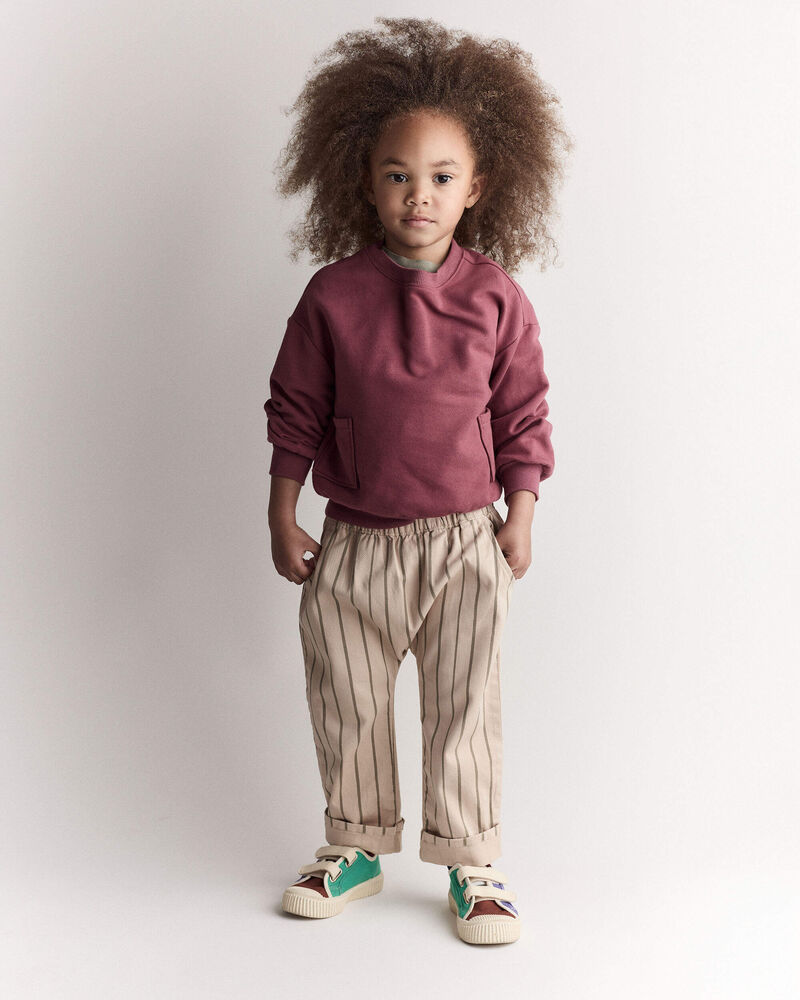 Toddler Otter Sweatshirt&trade; with Pockets - Burgundy, image 4 of 6 slides