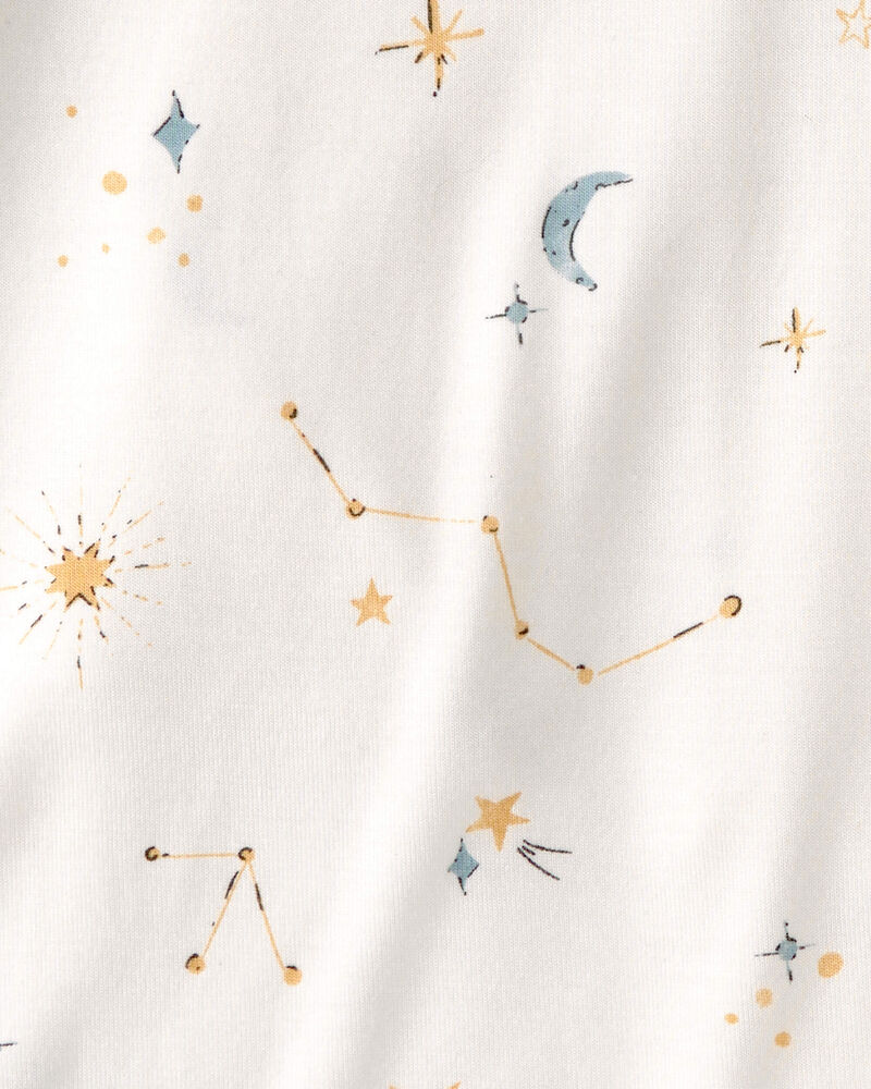 Baby 2-Pack Constellation PurelySoft Bodysuits - Yellow/Cream, image 5 of 7 slides