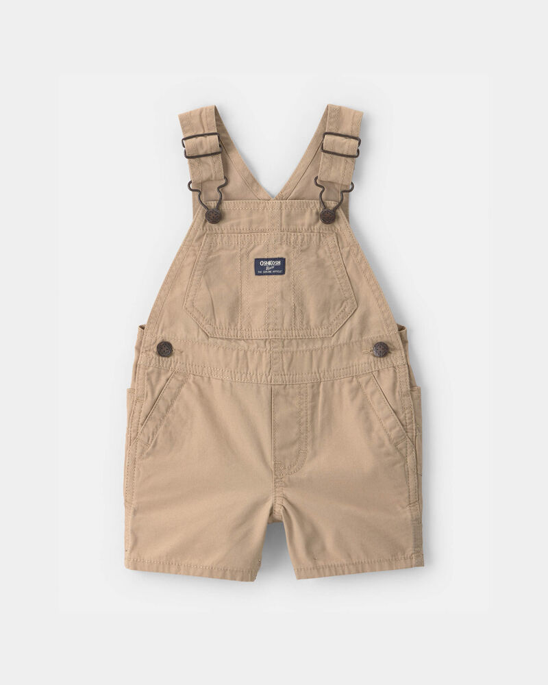 Baby Boy Canvas Shortall - Khaki, image 1 of 4 slides