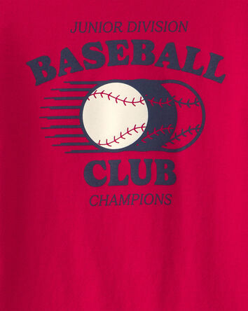 Toddler Boy 'Baseball Club' Graphic Tee - Red, 