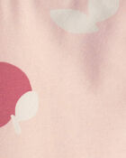 Toddler Girl Apple Pull-On Stretch Leggings - Pink, image 3 of 4 slides