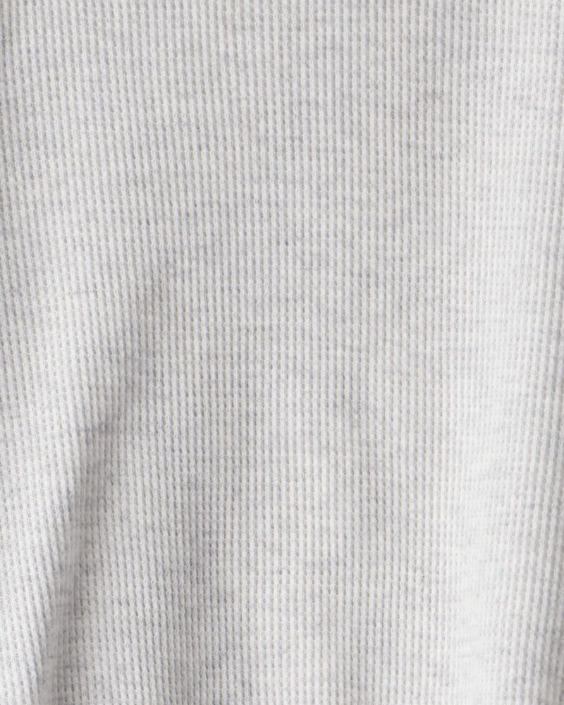 Girls 2-Piece Long-Sleeve Top & Skirt Set - Grey, image 2 of 3 slides