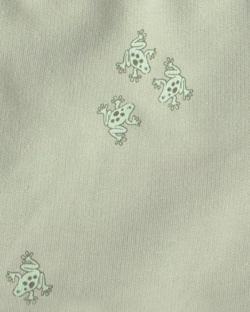 Toddler Boy 2-Piece Frog Top & Short Set - Green, image 3 of 4 slides