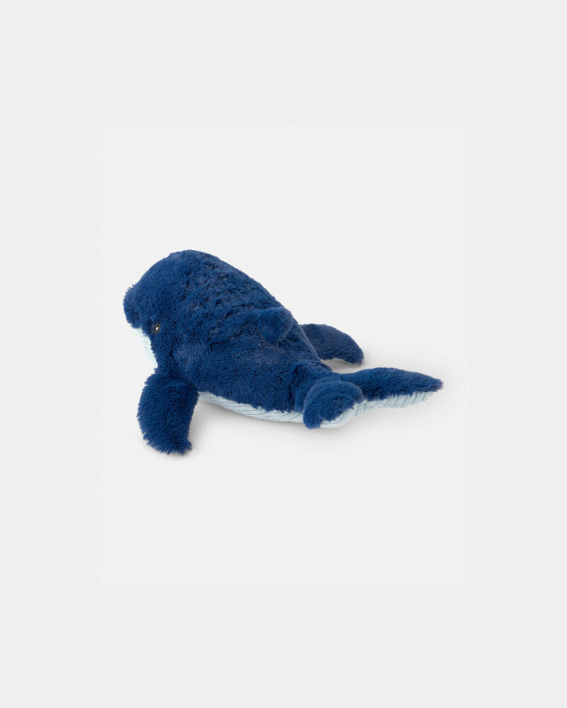 Whale Plush Toy - Blue, image 2 of 2 slides