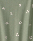 Girls Spring Icon Short-Sleeve Top - Olive, image 2 of 3 slides