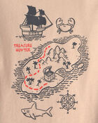 Toddler Boy Treasure Hunt Graphic Tee - Tan, image 2 of 3 slides