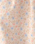 Baby Girl 2-Piece Floral French Terry Top & Skort Set - Cream, image 4 of 6 slides