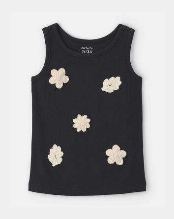 Toddler Girl 2-Piece Top & Short Set - Black/Ivory, 