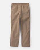 Boys Canvas Pull-On Pants - Khaki, image 2 of 4 slides