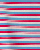 Kids Striped Tee - Red/White/Blue, image 2 of 3 slides