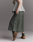 Toddler Girl Wide-Leg Drape Pant - Olive, image 5 of 7 slides