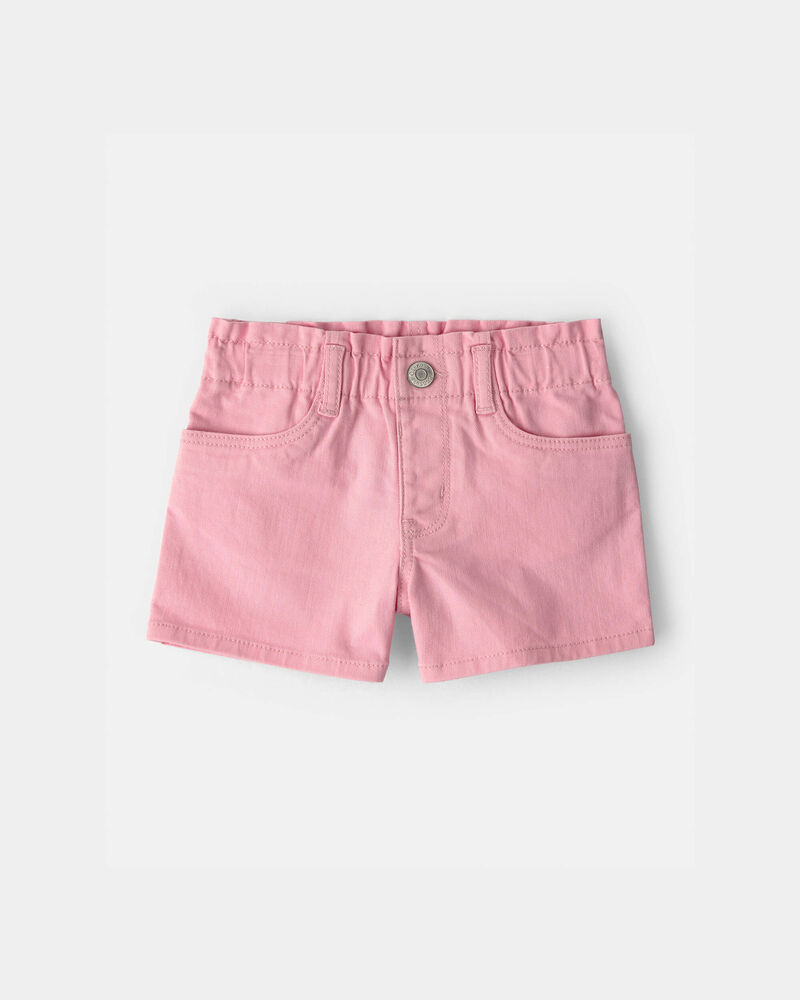 Toddler Girl Woven Shorts - Pink, image 1 of 4 slides
