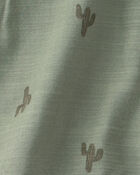 Toddler Boy Cactus Drawstring Shorts - Olive, image 3 of 4 slides
