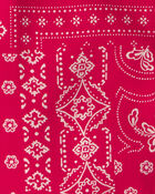 Toddler Boy Bandana Short-Sleeve Button-Down Shirt - Red, image 2 of 3 slides