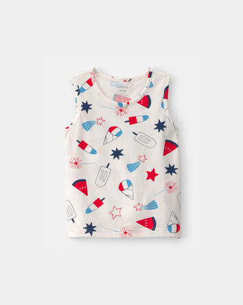 Toddler Fourth of July Popsicle Tank Top, 